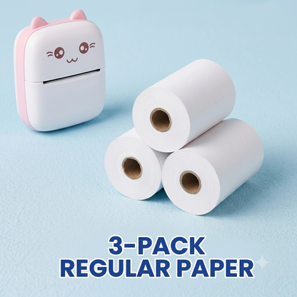 NEKOPrint™ Thermal Paper and Sticker Refills (Multi-Pack)